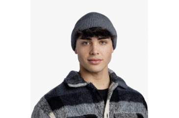 Image of Buff Knitted Beanie, Ervin Grey, 132323.937.10.00
