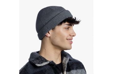 Image of Buff Knitted Beanie, Ervin Grey, 132323.937.10.00