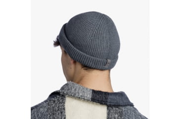Image of Buff Knitted Beanie, Ervin Grey, 132323.937.10.00