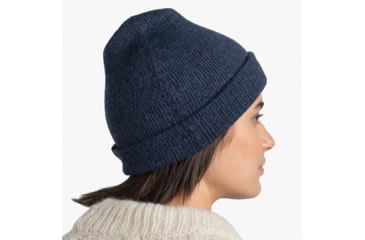 Image of Buff Knitted Beanie, Jarn Denim, 129618.788.10.00
