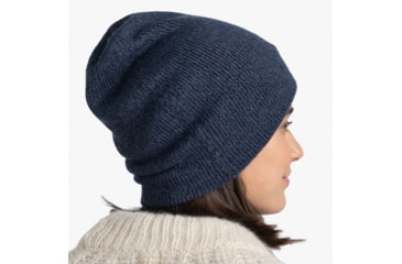 Image of Buff Knitted Beanie, Jarn Denim, 129618.788.10.00