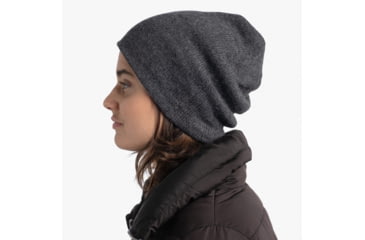 Image of Buff Knitted Beanie, Jarn Graphite, 129618.901.10.00