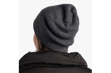 Image of Buff Knitted Beanie, Jarn Graphite, 129618.901.10.00