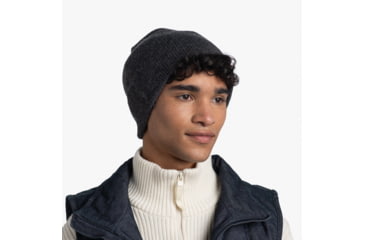 Image of Buff Knitted Beanie, Jarn Graphite, 129618.901.10.00