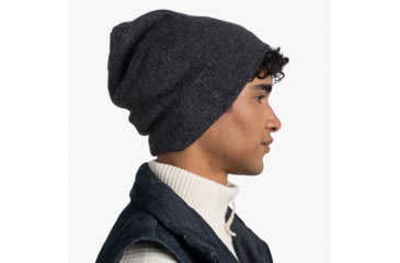 Image of Buff Knitted Beanie, Jarn Graphite, 129618.901.10.00
