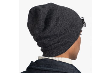 Image of Buff Knitted Beanie, Jarn Graphite, 129618.901.10.00