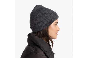 Image of Buff Knitted Beanie, Jarn Graphite, 129618.901.10.00