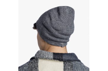 Image of Buff Knitted Beanie, Jarn Grey Melange, 129618.938.10.00