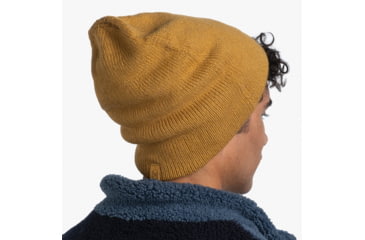 Image of Buff Knitted Beanie, Jarn Ocher, 129618.105.10.00
