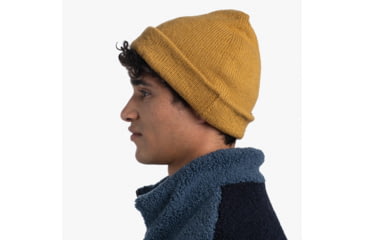 Image of Buff Knitted Beanie, Jarn Ocher, 129618.105.10.00