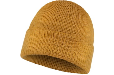 Image of Buff Knitted Beanie, Jarn Ocher, 129618.105.10.00
