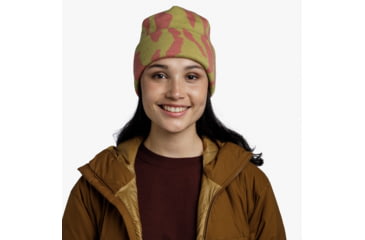 Image of Buff Knitted Beanie, Kyre Dahlia, 132333.628.10.00