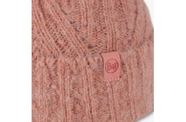 Image of Buff Knitted Beanie, Nerla Crimson, 132335.401.10.00