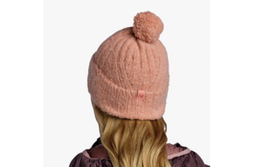 Image of Buff Knitted Beanie, Nerla Crimson, 132335.401.10.00