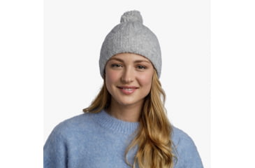 Image of Buff Knitted Beanie, Nerla Grey, 132335.937.10.00