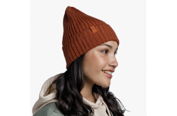 Image of Buff Knitted Beanie, Norval Cinnamon, 124242.330.10.00