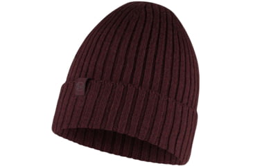 Image of Buff Knitted Beanie, Norval Maroon, 124242.632.10.00