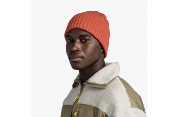 Image of Buff Knitted Beanie, Rutger Cinnamon, 129694.330.10.00