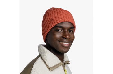 Image of Buff Knitted Beanie, Rutger Cinnamon, 129694.330.10.00
