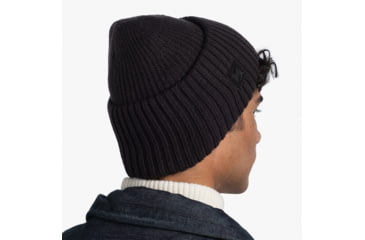 Image of Buff Knitted Beanie, Rutger Graphite, 129694.901.10.00