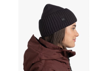 Image of Buff Knitted Beanie, Rutger Graphite, 129694.901.10.00