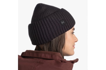 Image of Buff Knitted Beanie, Rutger Graphite, 129694.901.10.00