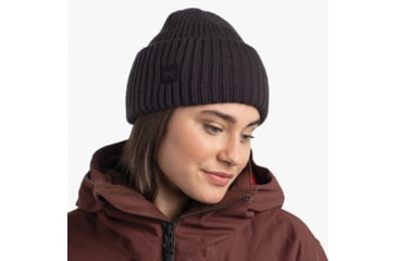 Image of Buff Knitted Beanie, Rutger Graphite, 129694.901.10.00