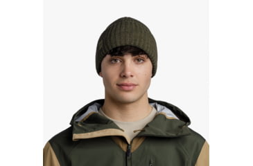 Image of Buff Knitted Beanie, Rutger Silversage, 129694.313.10.00