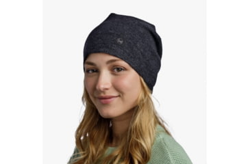 Image of Buff Merino Fleece Beanie, Black, 129446.999.10.00