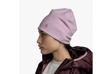 Image of Buff Merino Fleece Beanie, Lilac Sand, 129446.640.10.00