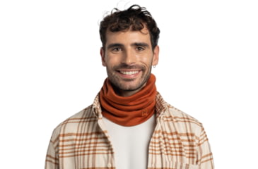Image of Buff Merino Heavyweight Neck Warmer Solid Neckwear, Cinnamon, 113018.330.10.00