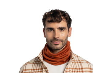 Image of Buff Merino Heavyweight Neck Warmer Solid Neckwear, Cinnamon, 113018.330.10.00
