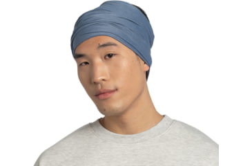 Image of Buff Original Ecostretch Solid Neckwear, Water, 117818.761.10.00