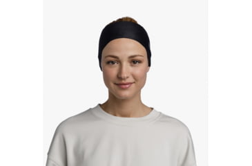 Image of Buff ThermoNet Headband, Solid Black, 132456.999.10.00