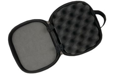 Image of Bulldog Cases &amp; Vaults 9 In. X 12 In. Black Molded Nylon Pistol Case with Handles And Egg Crate
