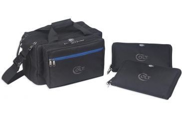 Image of Bulldog Cases &amp; Vaults Colt Tactical Range Bag, w/ 2 Pistol Rugs, Black, CLT-48