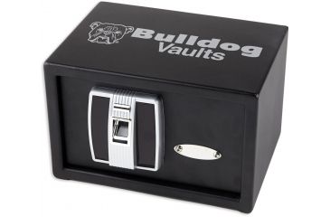 Image of Bulldog Cases &amp; Vaults 7.25 in. x 11 in. x 8 in. Digital Pistol Vault with Biometric-Fingerprint Lock BD2000