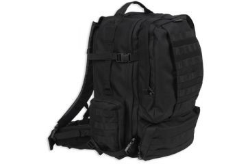 Image of Bulldog Cases &amp; Vaults Large Moduler MOLLE Assault Backpack - Black BD412