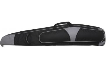 Image of Bulldog Cases &amp; Vaults Hybrid "Magnum" Rifle Case 44" Black w/ Silver Trim BD263-44