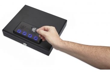 Image of Bulldog Cases &amp; Vaults 9.5 in. x 11.5 in. x 2.25 in. Magnum Top Load LED Digital Vault BD4050