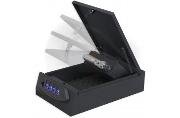 Image of Bulldog Cases &amp; Vaults Magnum Top Load LED Quick Vault,RFID Access,11.4x7.8x5.5in BD4060