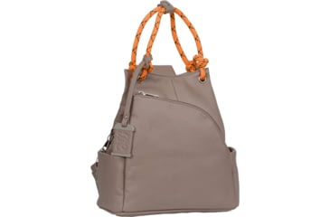 Image of Bulldog Cases &amp; Vaults Medium Back Pack w/Holster, Khaki/Orange, BDP066