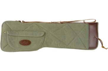 Image of Bulldog Cases &amp; Vaults Classic Canvas Series Take Down Shotugn Case, Green, BD380