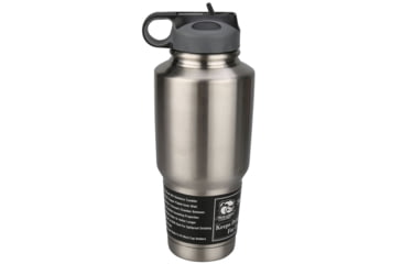 Image of Bulldog Winch 30Oz 304 Stainless Steel Tumbler, Double Wall with Screw-On Flip-Up Straw Lid, Clean, 80052