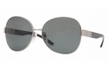Image of Burberry BE 3041 Sunglasses, Metal Frame / Gray Lenses, 100687 6015