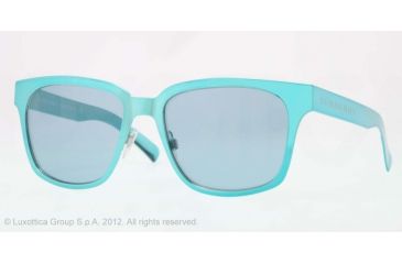 Image of Burberry BE3068 Sunglasses 117980-54 - Turquoise Frame, Blue Lenses