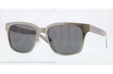 Image of Burberry BE3068 Sunglasses 118187-54 - Gunmetal Frame, Grey Lenses