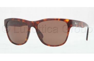 Image of Burberry BE4131 Sunglasses 334973-5617 - Havana Frame, Brown Lenses