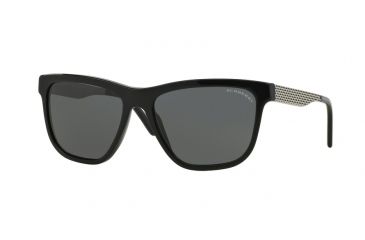 Image of Burberry BE4163 Sunglasses 300187-56 - Black Frame, Gray Lenses