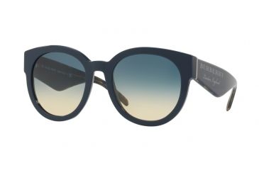 Image of Burberry BE4260F Sunglasses 369079-54 - Blue Frame, Yellow Gradient Blue Lenses